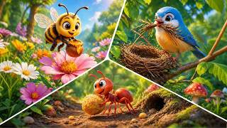 Bee Oh Bee | Where are you going | Go-Getter | Motivational Kids Rhyme | Hard Work | Popular Rhymes screenshot 3