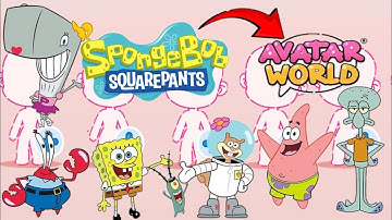 How to make Spongebob Squarepants in Avatar world #spongebobsquarepants #avatarworld 