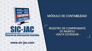 5.1.1. REGISTRO DE COMPROBANTE DE INGRESO – VENTA ESTÁNDAR  -MÓDULO DE CONTABILIDAD VERSIÓN DE “RCV” screenshot 2