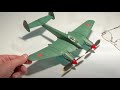 Rubber-Powered Model Airplane  - 13" MiG-DIS -  Start to Finish