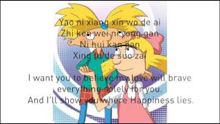 F4 - Liu Xing Yu (The Meteor Rain) Lyrics with English Translation (Arnold and Helga) chords