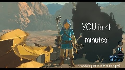 How to defeat a Crusher Lynel