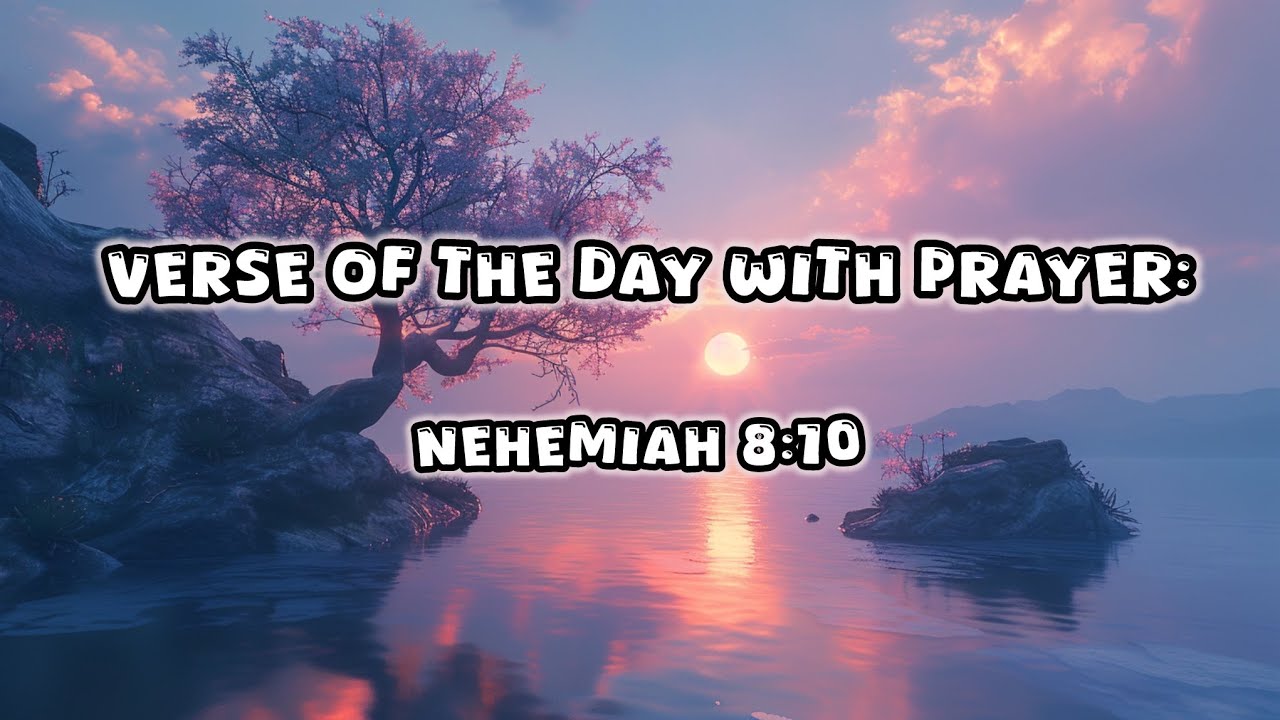 Verse of the Day with Prayer: Finding Joy in the Lord - YouTube