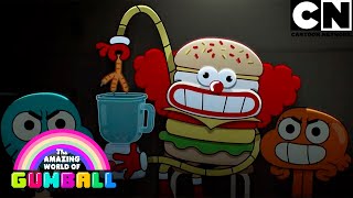 Una hamburguesa secreta | El Increíble Mundo de Gumball en Español Latino | Cartoon Network