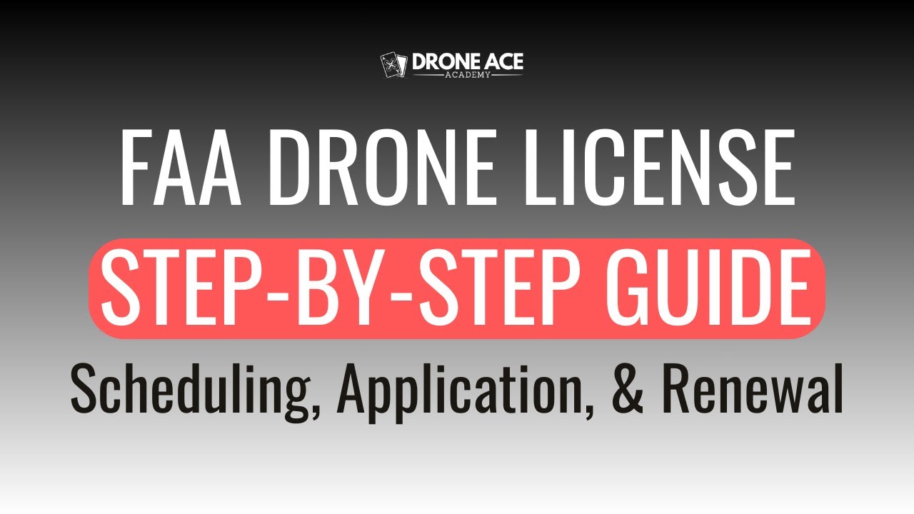 How to Schedule Your Part 107 Exam & Get Your FAA Drone License - YouTube