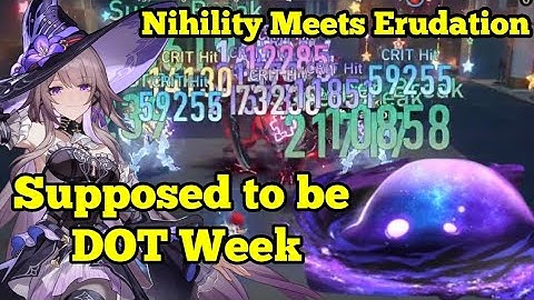 Nihility Blessings But with Erudation Team Divergent Universe  || Honkai Star Rail