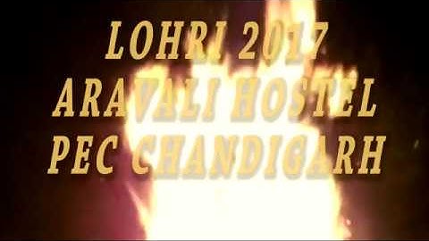 LOHRI 2017 Aravali Hostel PEC University of Technology Chandigarh