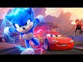 Lightning mcqueen vs sonic the hedgehog  best of future cars