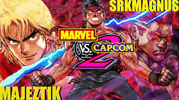 MvC2 Mvci Umvc3 SRKMAGNUS vs MAJEZTIK pt 1