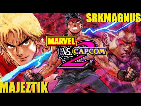 MvC2 Mvci Umvc3 SRKMAGNUS vs MAJEZTIK pt 1