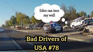 Bad Divers of USA #78 - Idiot drives into a wall