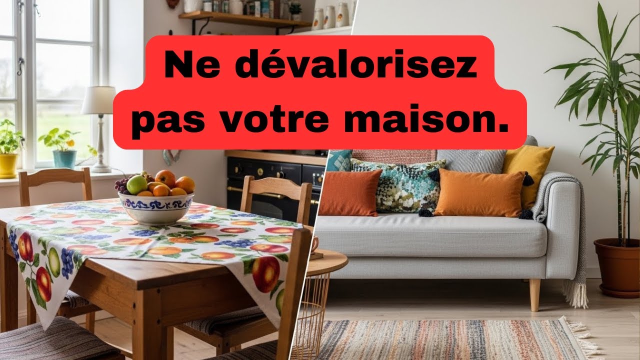 20 choses à retirer de chez toi (si tu veux que ton intérieur paraisse plus cher)