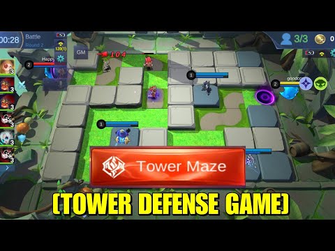 MLBB NEW ARCADE MODE: TOWER MAZE (Tower Defense)  @MobileLegendsArks