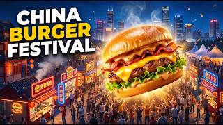 China's Biggest Burger Festival Exploring HOCH Burger Festival in Changchun 🇨🇳🍔