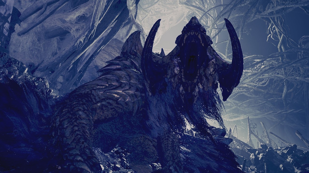 【モンハンワイルズ】狩猟笛使いのマルシルです。夜。