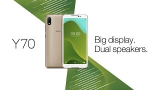 Wiko Y70 - Big display. Dual speakers.