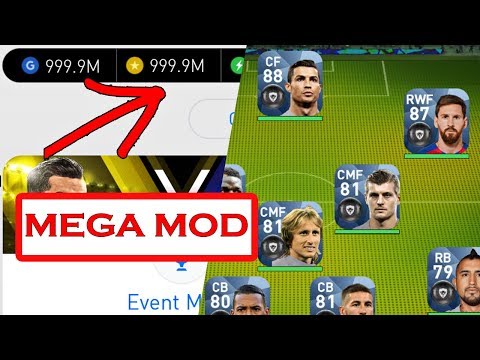 PES 2018 Mobile Mod / Hack ( 20 Black Ball Players ) [ Android / iOS ]