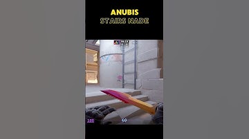 CS2 Anubis - Stairs Nade from A Site  #cs2 #counterstrike