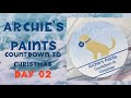 ARCHIE'S PAINTS Christmas Advent Time! #unboxing and #swatching day 2
