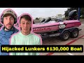 Jiggin &amp; Yappy HIJACK Lunkers $130,000 Boat!! (Podcasting Accident) *BANGER PODCAST*