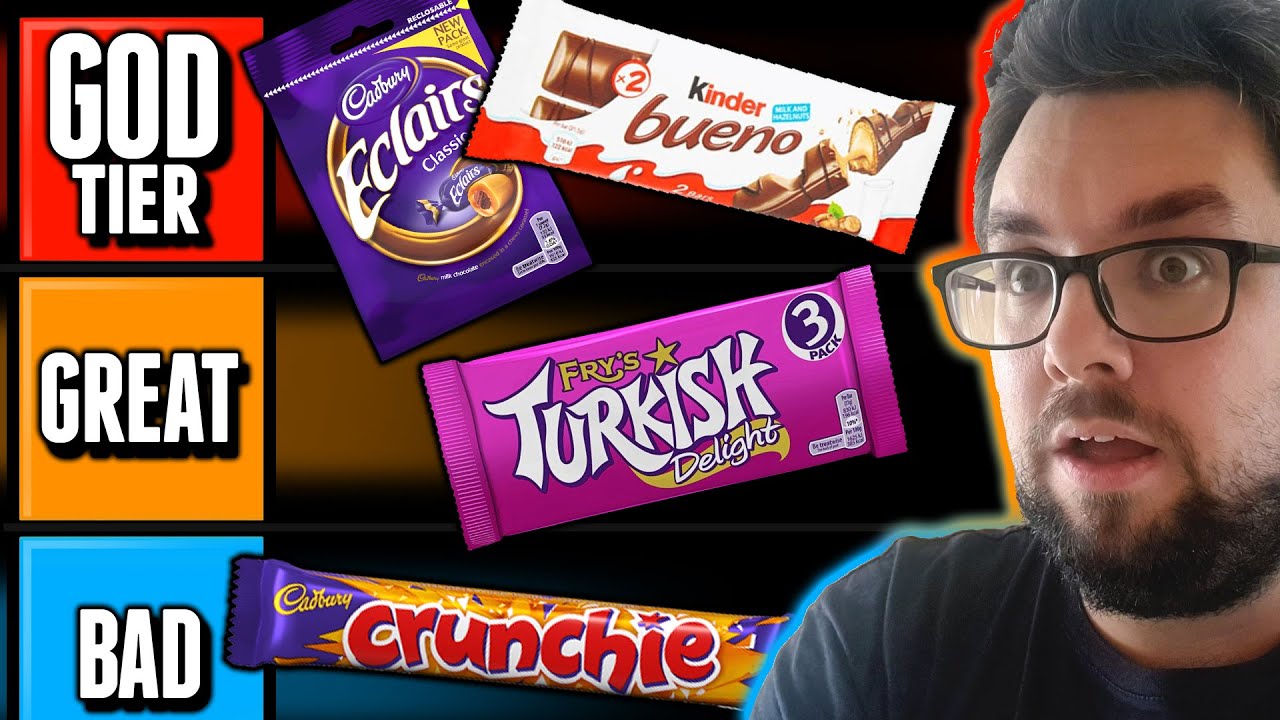 CHOCOLATE BAR TIER LIST Ranking UK Bars YouTube CHOCOLATE BAR TIER LIST Ranking UK Bars YouTube