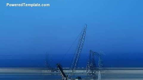 Port PowerPoint Template by PoweredTemplate.com