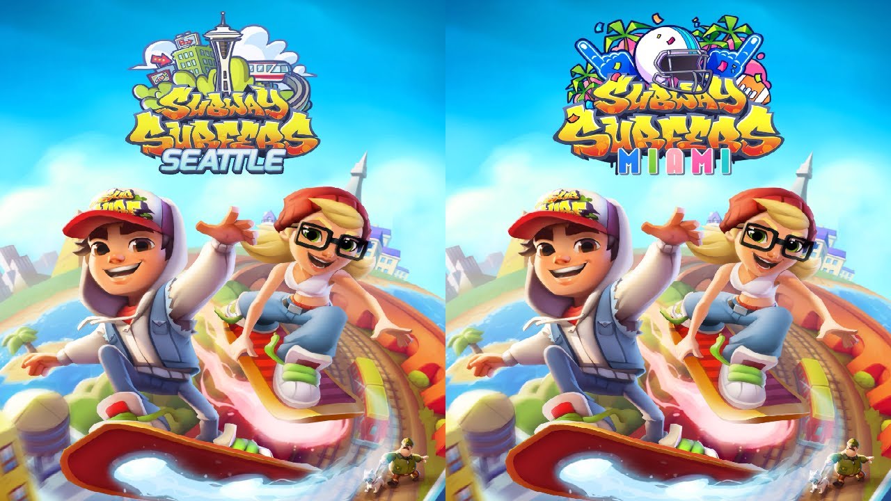 Subway Surfers: Seattle VS Miami Gameplay