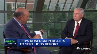 Boston Fed President Rosengren sees 1.7% GDP growth for the second half of 2019
