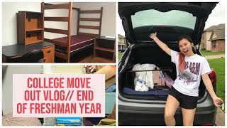 College move out vlog// texas a&m university