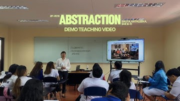 ABSTRACTION Demo Teaching | Salita