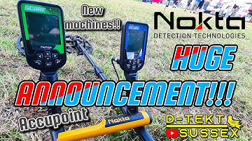 MASSIVE NOKTA ANNOUNCEMENT AT DETECTIVAL 2023!! New ACCUPOINT pinpointer PLUS 2 NEW MACHINES!!!!