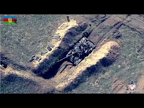 Türk SİHA'larının Ermeni hedeflerini vurma anları!  / Turkish Armed UAVs in Karabakh.