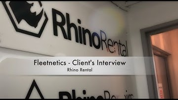 Rhino Rental on using Fleetnetics Automotive ERP solution