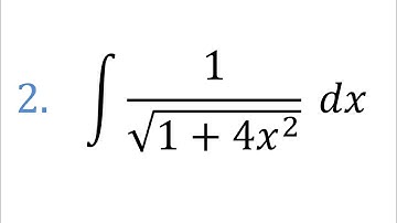 class 12 exercise 7.4 question 2 Integral of 1/sqrt(1 + 4x^2) dx | Integrate 1/root(1+4x^2) dx