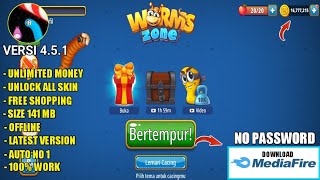 Download Worms Zone io Mod Apk V4.5.1 Terbaru 2023 no password - unlimited coin & unlock all skin screenshot 5