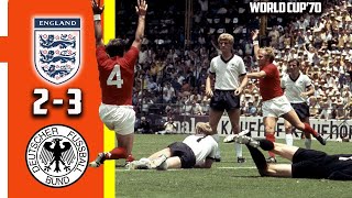 west germany vs england 3 - 2 Quarter finals world cup 70