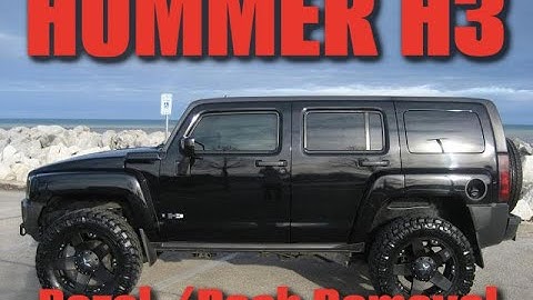 Hummer H3 - How To Remove Stereo Bezel / Climate Control Cover