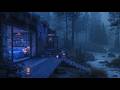 🔴 LIVE Cozy River House Rain 🌧️ Relaxing Water Sounds for Sleep, Study, Focus & Meditation