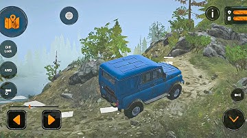 Driving to the highest Mountain - Mudrunner Mountain Drive - Gameplay (Android , IOS)