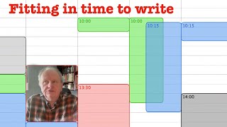 Making time to write with block planning
