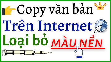 Loại bỏ Màu Nền Văn Bản khi Copy tài liệu vào Word trên mạng Internet | Kiến Thức Máy Tính