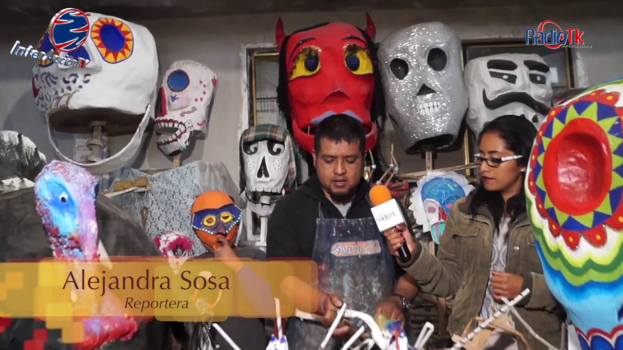 Así la elaboración de las Mojigangas en Tecamachalco