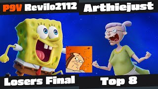 PTT NASB 2 Tournament - Arthiejust (Grandma Gertie) vs Revilo2112 (Spongebob) - Losers Finals