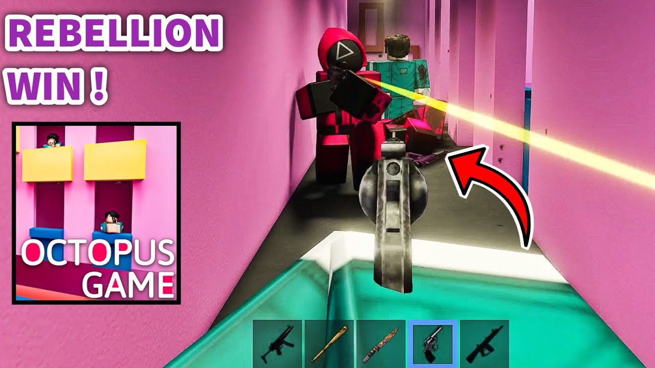 [REBELLION +🔫WIN] Octopus Game [SQUID GAME] - Roblox