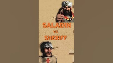 Saladin vs Sheriff | Stronghold Crusader: DE #strongholdcrusader #fireflystudios #gameplay #rts