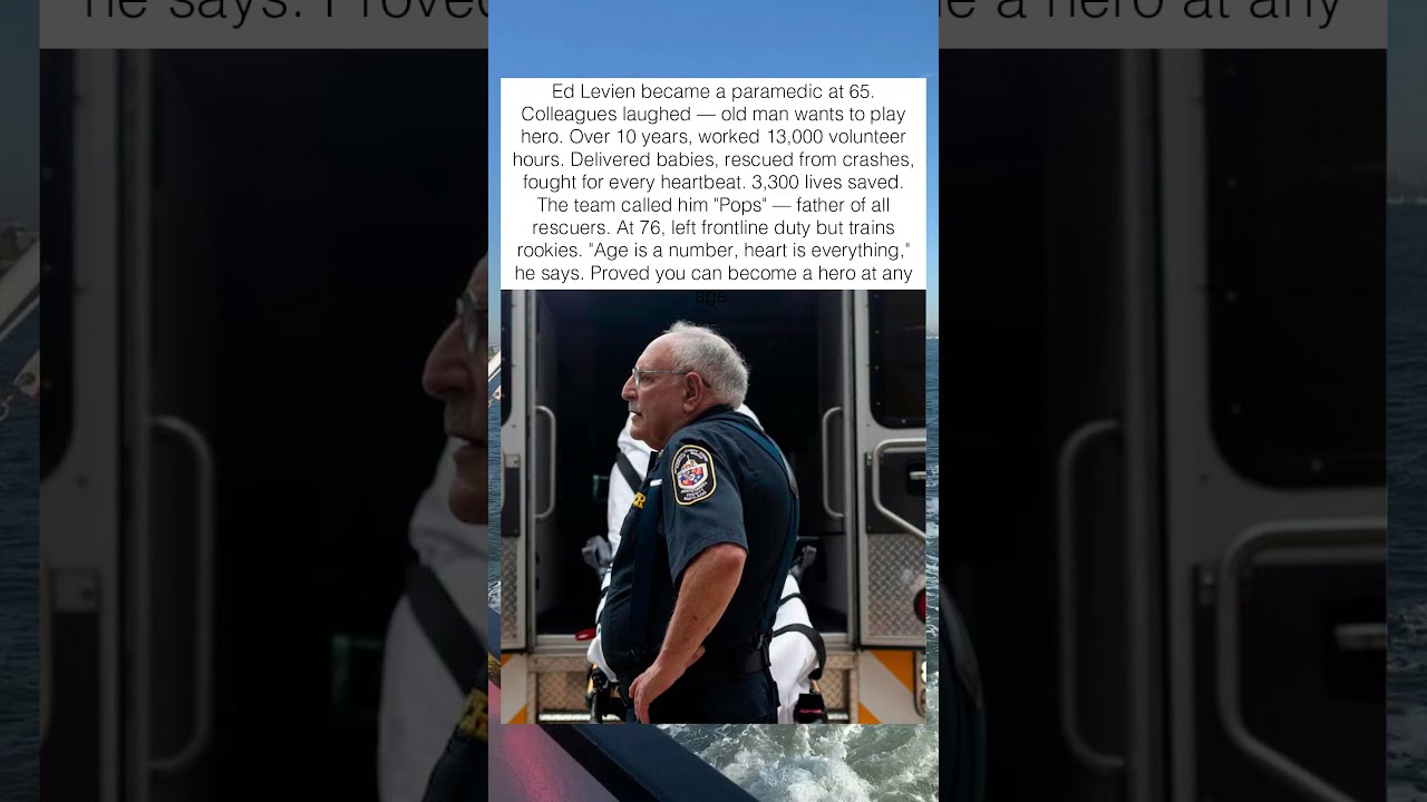 76 YEAR OLD POPS SAVED 3 300 LIVES IN 10 YEARS 
