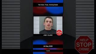 Tom Green Texas Booking Records - 24 May 2026