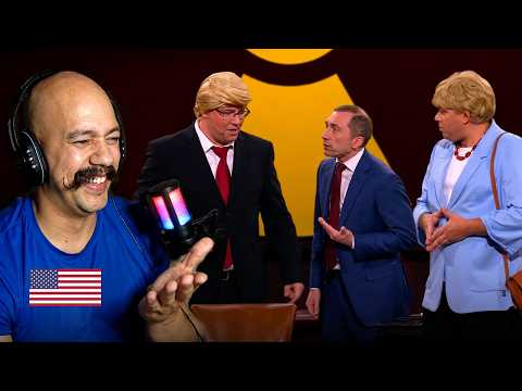 American Reacts To Comedy Club: Путин, Меркель, Трамп и Лукашенко