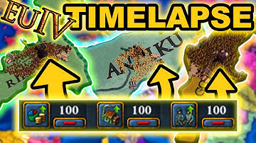 EU4, But I Give 15 Random Provinces 300 Development! | Europa Universalis 4 AI Only Timelapse