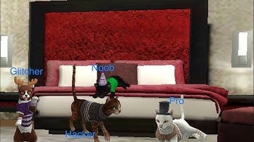 Cat sim - noob vs pro vs glitcher vs hacker